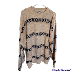 VTG Ruffian 3D Knit Grandpa Made In The U.S.A. Sz.XL Pre-owned